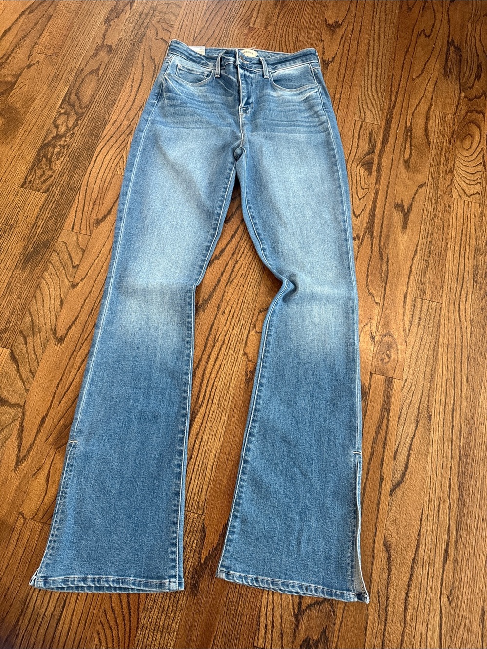 L'AGENCE Light Blue Flare Jeans - Wide Leg